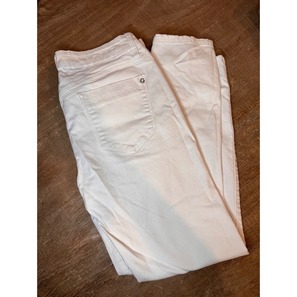 GUESS White Cally Curvy Super Skinny Jeans Size 30